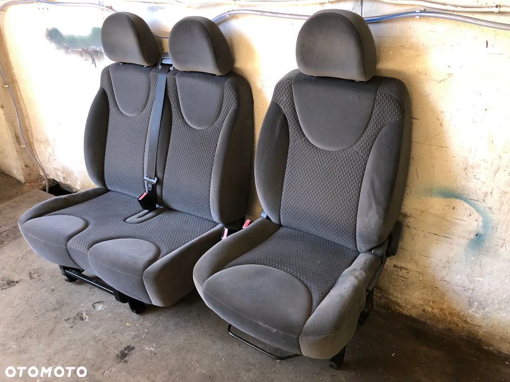 JUM-2 - Kanapa Siedzenia Pierwszy Rząd Fotel Kierowcy 3 Osoby Citroen Jumpy Fiat Scudo Peugeot Expert - Wysyłka - 5