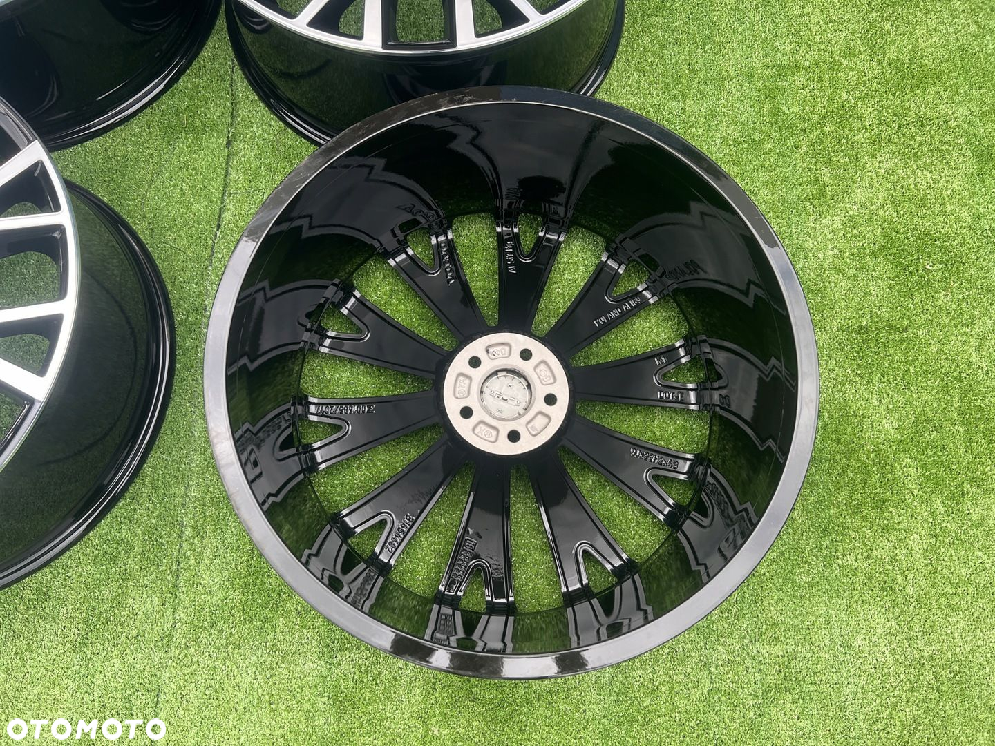 KOMPLET FELG FELGI ALU VOLVO XC60 XC90 R DESIGN 22 ET43 5X108 ORYGINALNE - 8