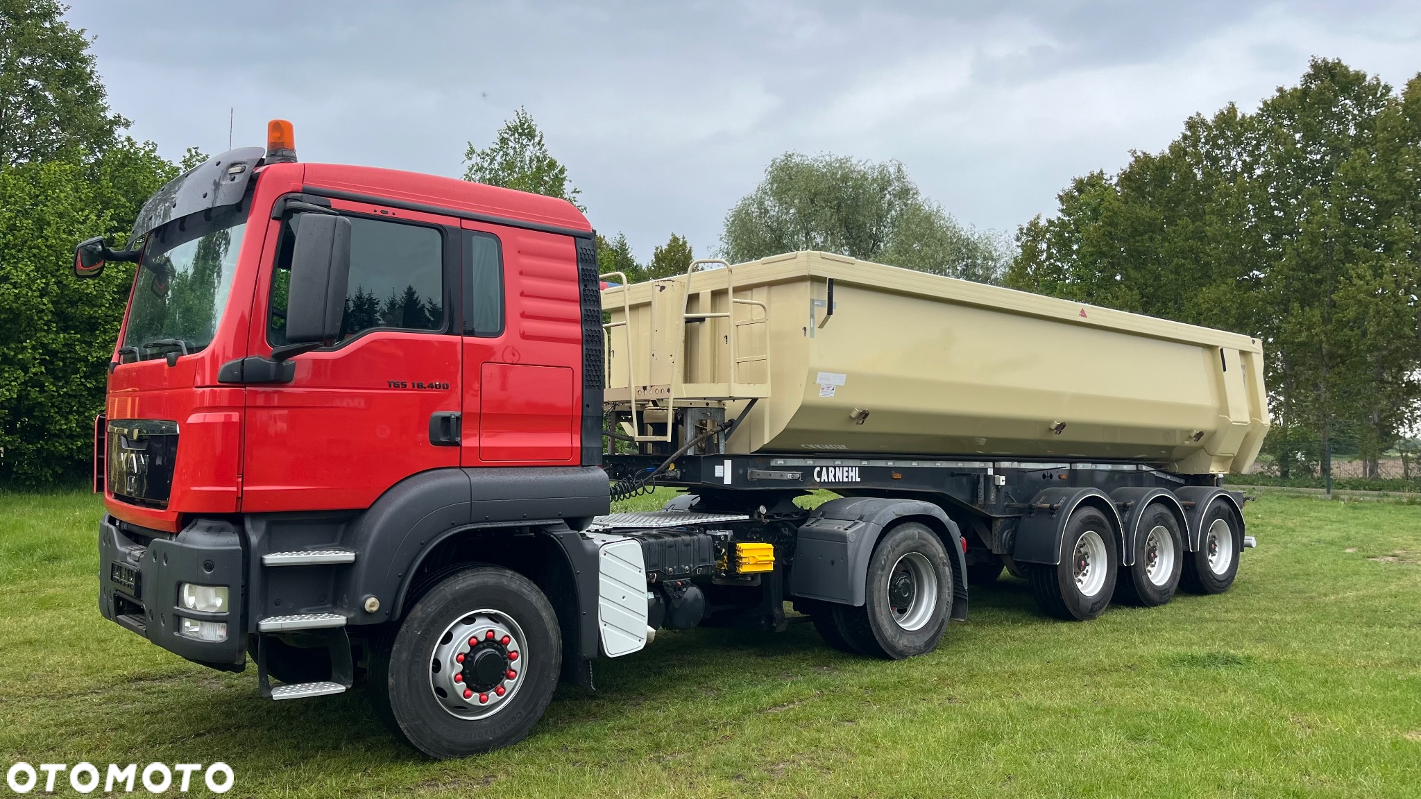 Carnehl Naczepa Wywrotka, 4750 kg!! 3 Osie , Aluminiowa , Oś SAF , Aluminiowe felgi - 2
