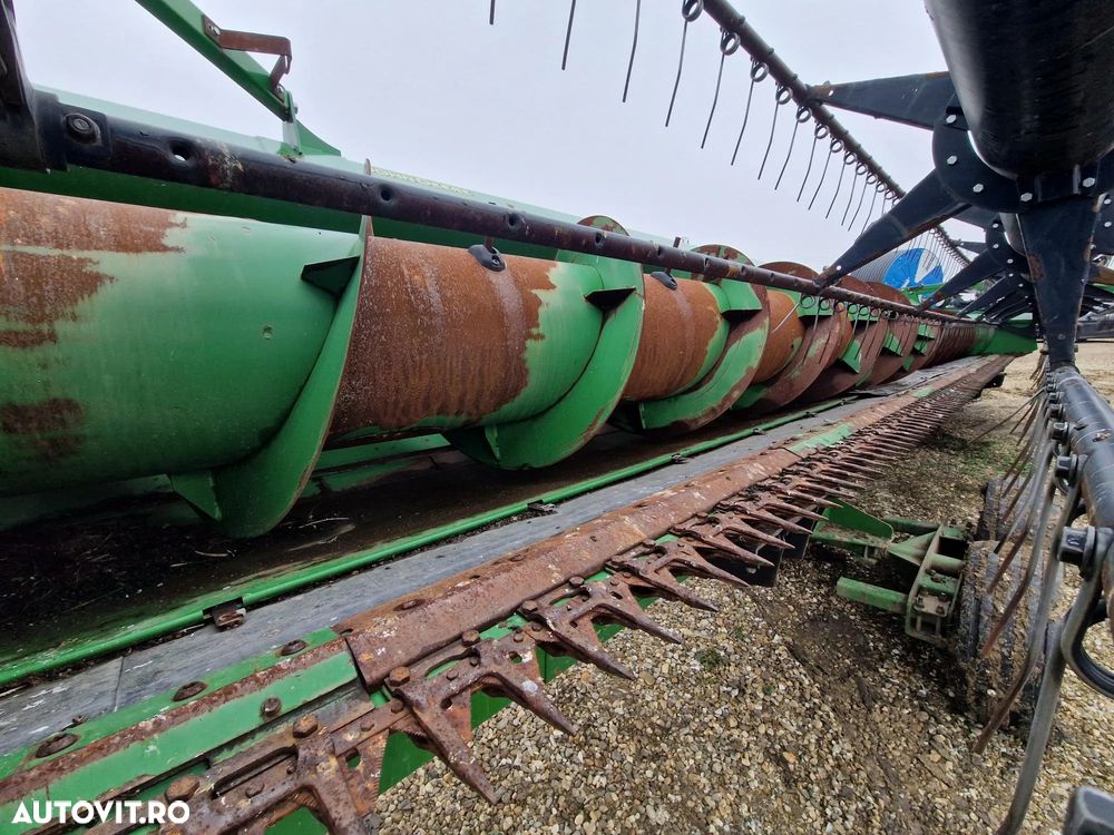 John Deere 630X HEADER PAIOASE si CARUCIOR TRANSPORT  ZURN SWW500-630X - 16