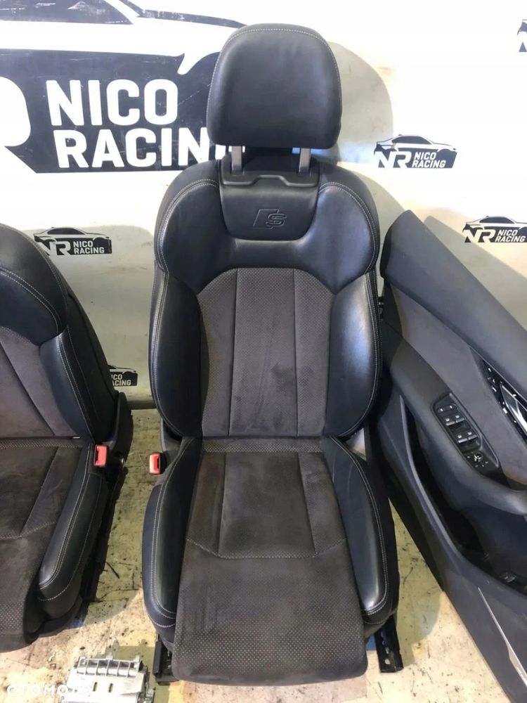 FOTELE TAPICERKA AUDI Q7 4M 7-OS GRZANE S-LINE - 2