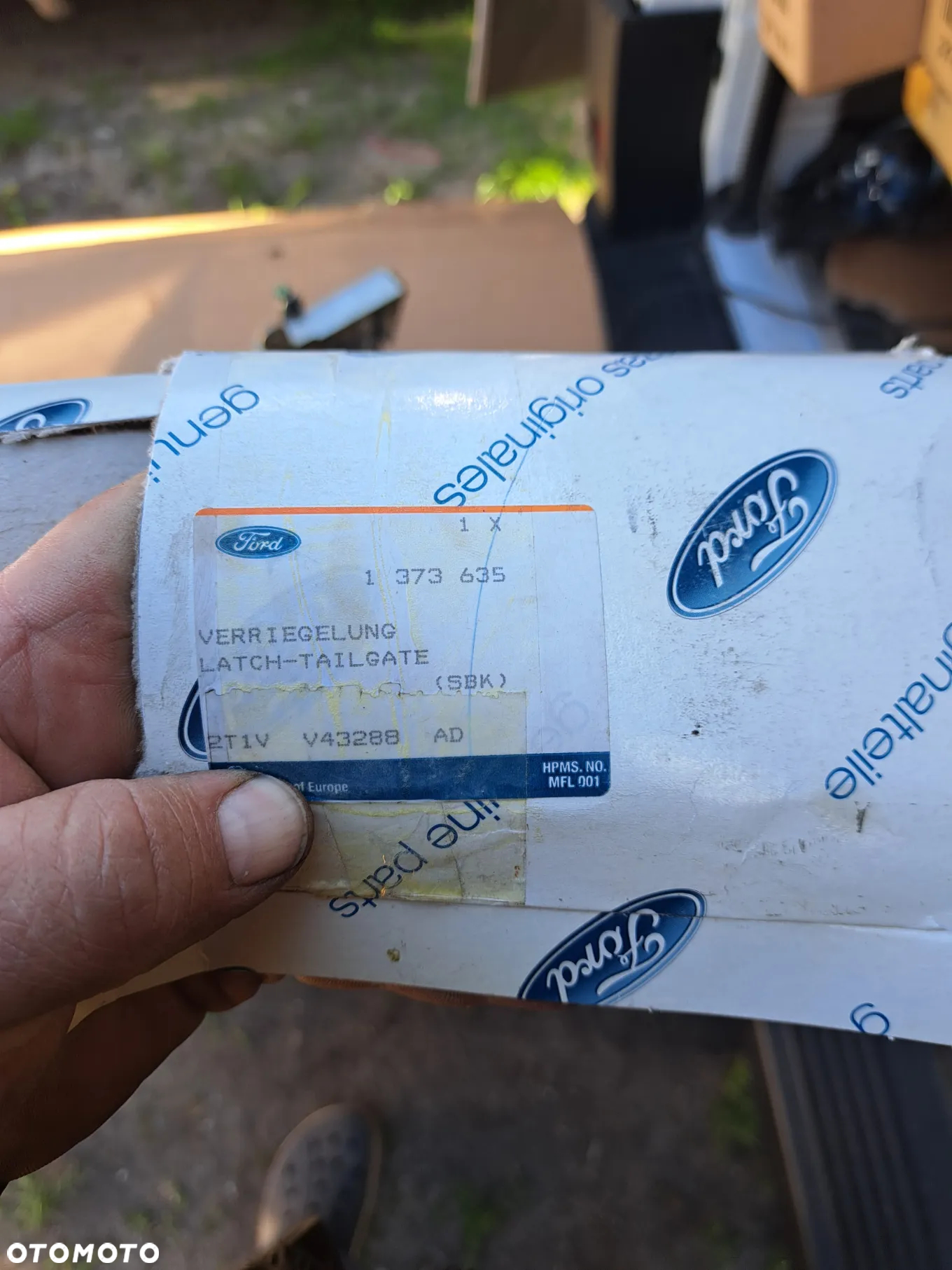 Zamek klapy drzwi tył tylnej Ford Transit Connect I 1373635 2T1V-V43288-AD - 8