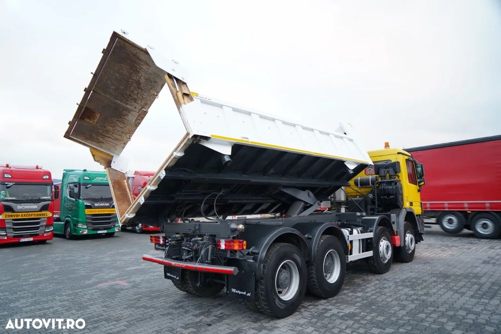 Mercedes-Benz ACTROS 4141 / 8x4 / CAROSERIE INTERSCHIMBABILĂ BDF / BASCULĂ BĂTĂȚI / BANCĂ HIDRODOXICĂ / CLAPETĂ HIDRODOXICĂ / EPS + AMBREIAJ - 10