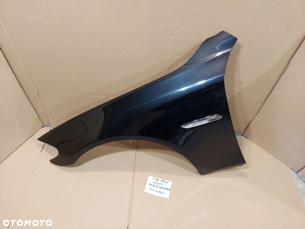 BMW 5 F10 BŁOTNIK PRZEDNI LEWY PRZÓD Black Sapphire - 475 - 1