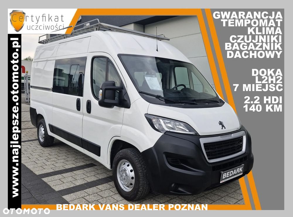 Peugeot Boxer, 2021 IX, L2H2, DOKA, 7 miejsc, BRYGADÓWKA, tempomat, klima - 2