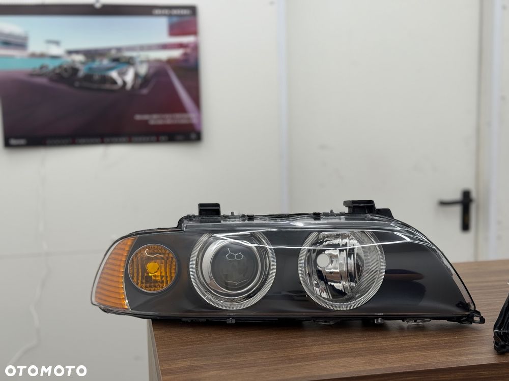 Lampy przednie komplet xenon Bmw e39 lift po regeneracji wyczyszczone odbłyśniki nowe regulatory nowe - 5