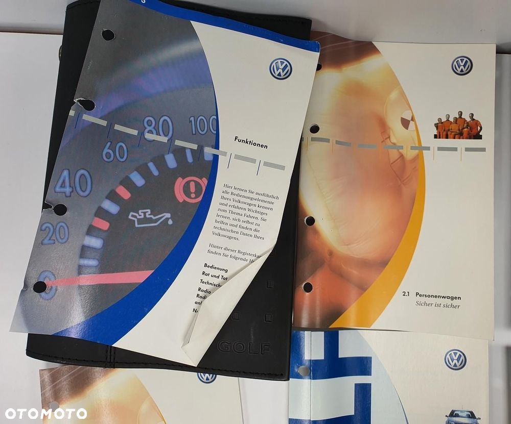 INSTRUKCJA OBSŁUGI + ETUI VW GOLF IV - 6
