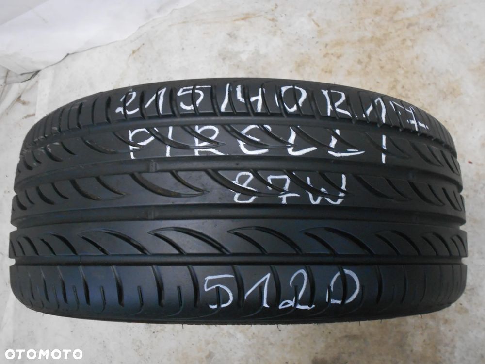 OPONA POJEDYNKA 215/40R17 PIRELLI PZERO NERO GT DOT 5120 8MM - 1