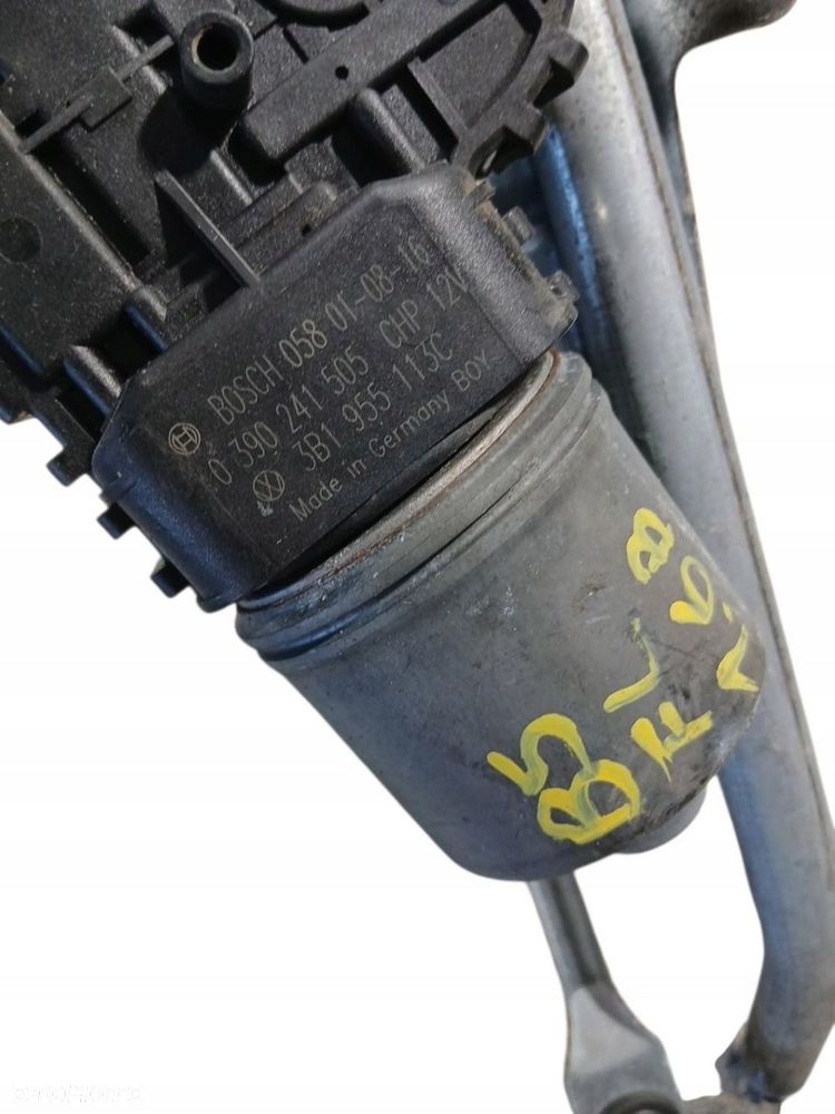 mechanizm wycieraczek przednich vw passat b5 lift 3b1955113c 0390241505 - 4