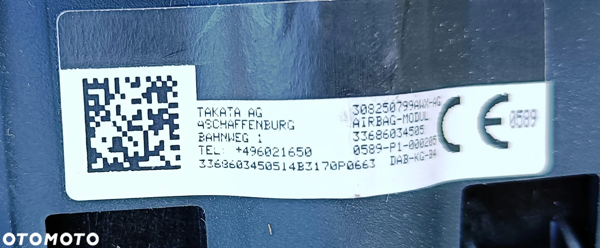 BMW X1 E48 X2 F39 F45 F20 F30 AIRBAG PODUSZKA KIEROWCY - 3