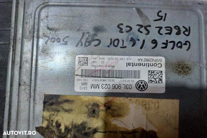 Calculator motor ECU 03L906023MM 5WP42692AA - 1.6 TDI 03L906023MM 5WP - 3