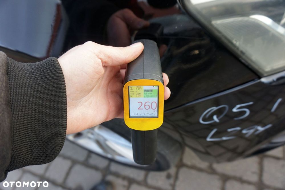 MASKA ZDERZAK BŁOTNIKI LAMPY Q5 I 8R LZ9Y XENON SPRYSKI S-LINE AUDI 2008-2012 CZARNY PRZÓD KOMPLETNY - 19