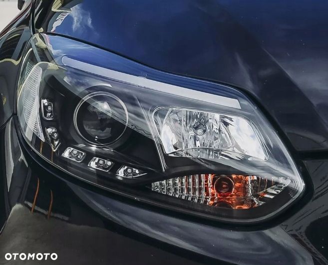 Reflektory Lampy kpl Diody Soczewka Black Czarne Ford Focus III 3 mk3 2010- - 6