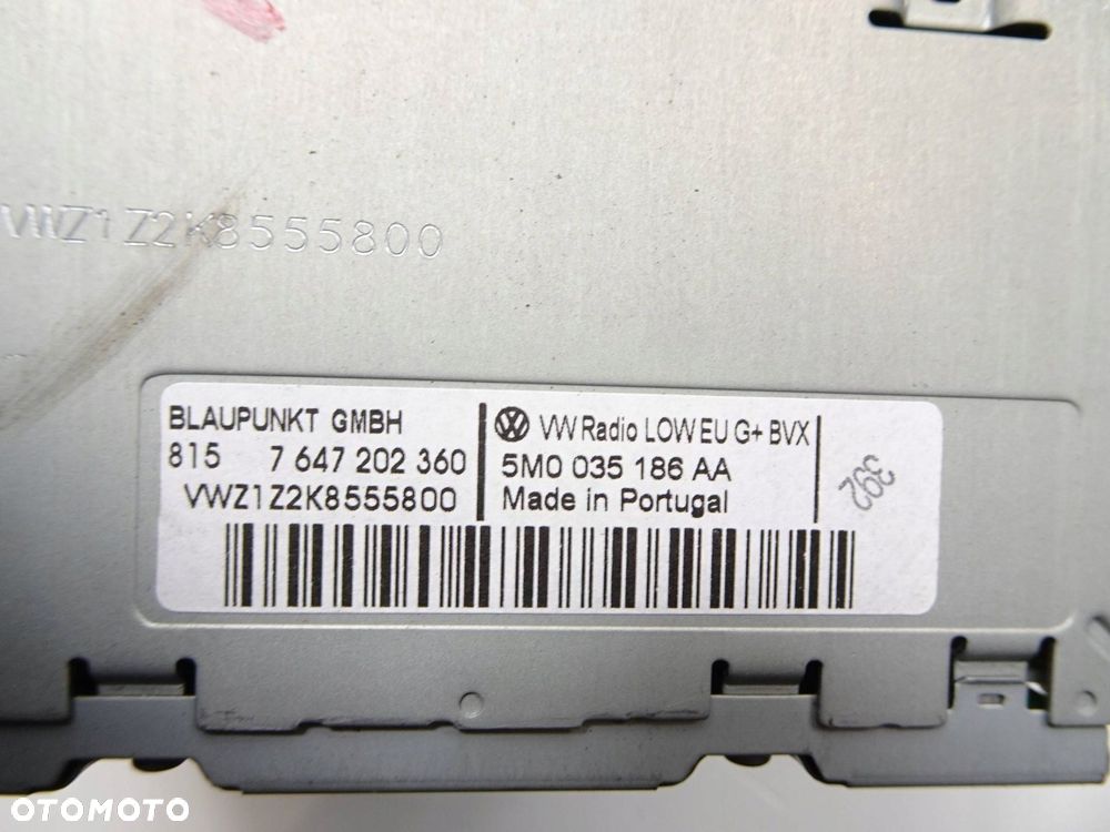 radio cd volkswagen polo v 6r 5m0035186aa - 9