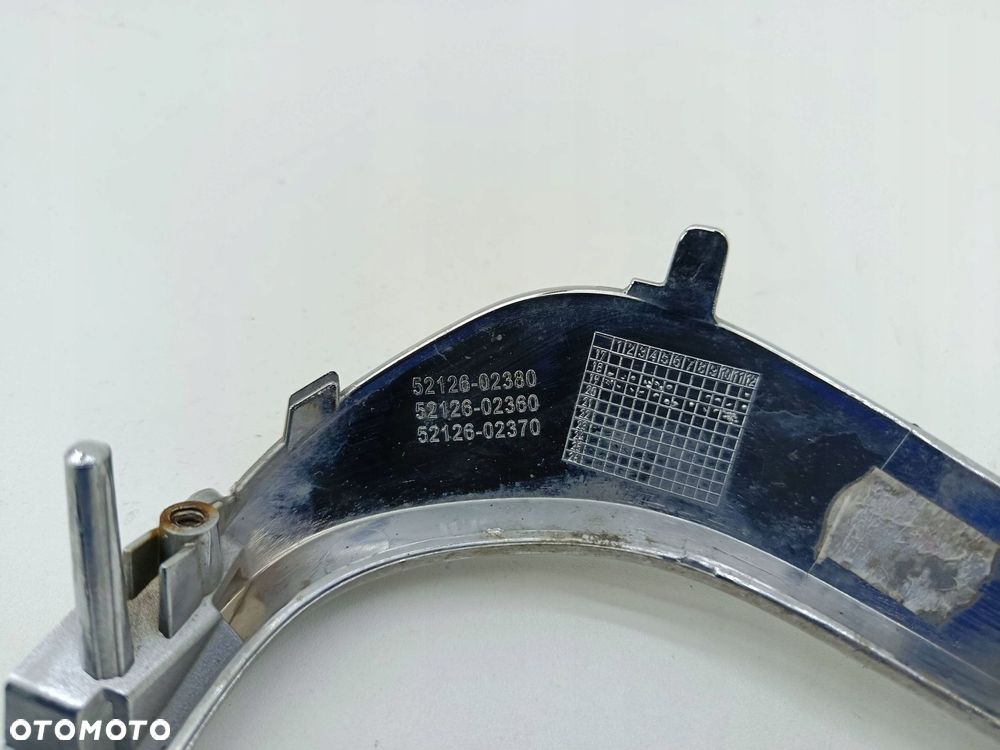 TOYOTA COROLLA E21 LISTWA ZDERZAKA LEWY PRZÓD 52126-02380 - 6