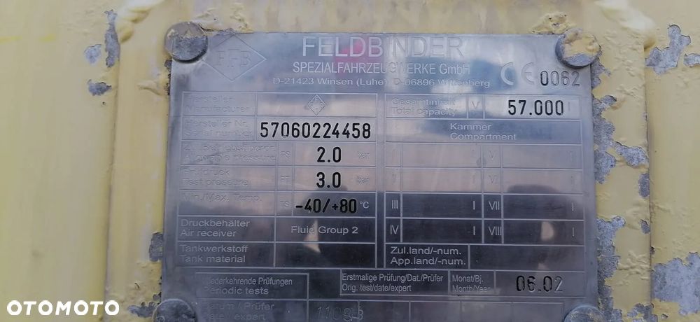 Feldbinder Silos kiper 57m3 Feldbinder - 5