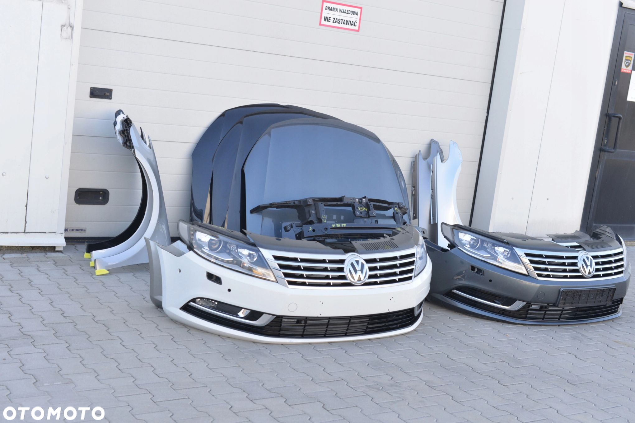 MASKA ZDERZAK GRILL BŁOTNIK LAMPA XENON PAS BELKA VW CC LIFT 2011-2016 - 2