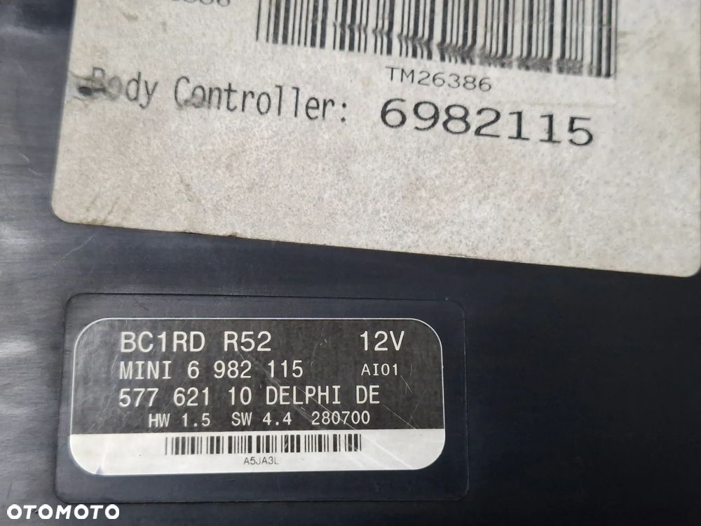 MINI R52 Cabrio Moduł Sterownik Komfortu BCM 6982115 - 6