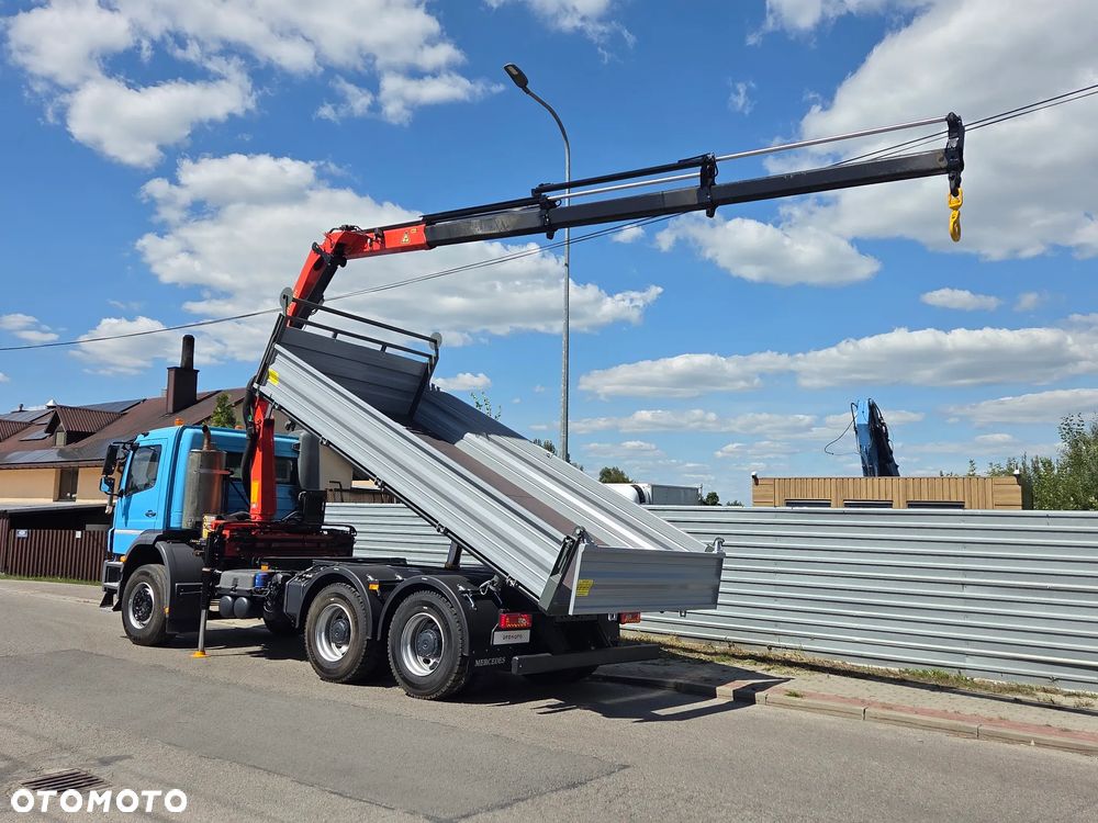 Mercedes-Benz AXOR 2633 // 6x4 330KM // PALFINGER PK12001 // 3 WYSUWY RADIOWY PILOT // NOWY KIPER WYWROTKA / NOWE OPONY - 6