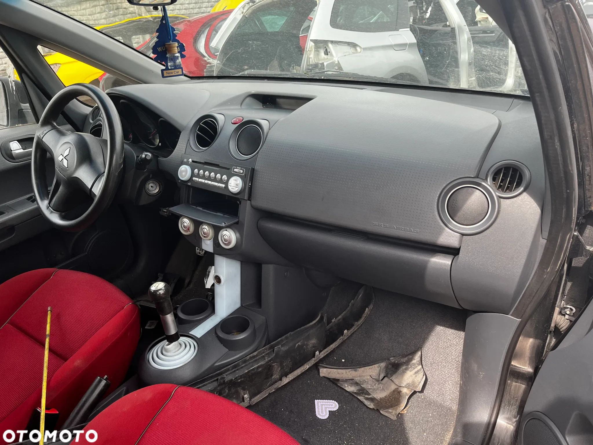 Mitsubishi colt vi deska poduszki airbag sensor pasy komplet - 1