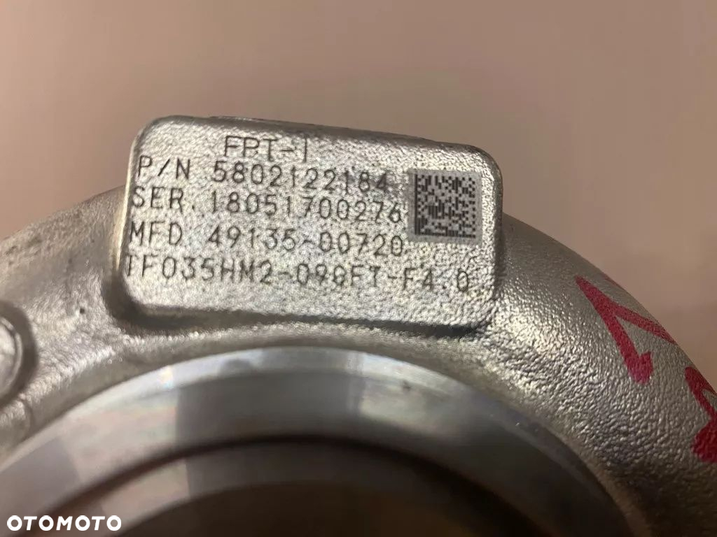 Fiat Ducato 2,3MJT turbo 5802124913 5802122184 5801846632  71796708 - 7