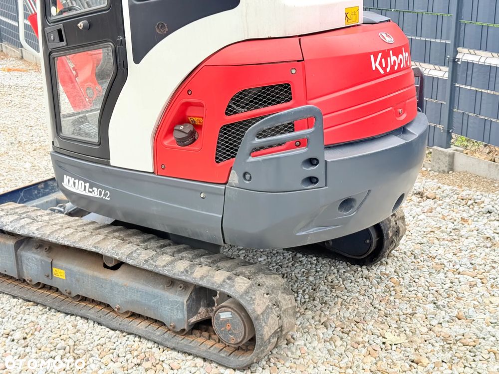 Kubota * Sprowadzona * Minikoparka * Kubota KX 101-3Q2 * 3.6 Tony * - 12