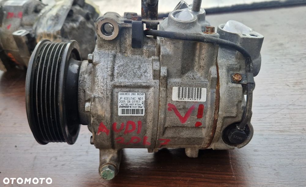 AUDI A4 B6 B7 1.8T 1.8 2.0T 2.0 POMPA KOMPRESOR KLIMATYZACJI 8E0260805BF