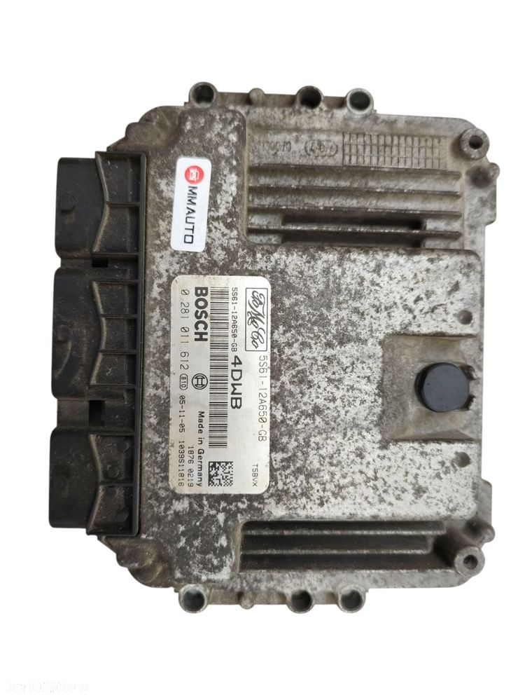 KOMPUTER SILNIKA FORD FIESTA V MK6 1.6 TDCI HHJ 5S61-12A650-GB 0281011612 - 1