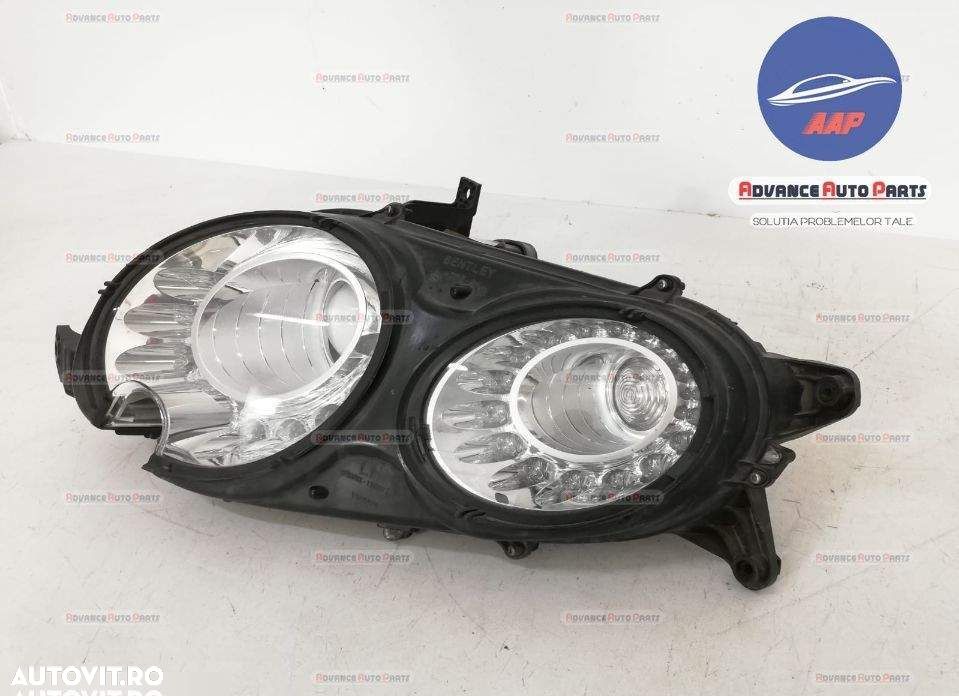 Far stanga cu xenon si LED original Bentley Continental GT 2 2010 2011 - 3