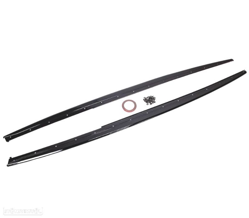 EMBALADEIRAS LATERAIS BMW F32 F33 F36 13-18 LOOK M PERFORMANCE PRETO BRILHANTE - 1