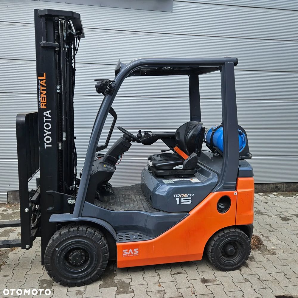 Toyota jak NOWY z Polskiego salonu 260 mth FULL opcja 5,5m TRIPLEXstan oryginalny demonstracyjny wózek od DEALERA LPG + benzyna - 2