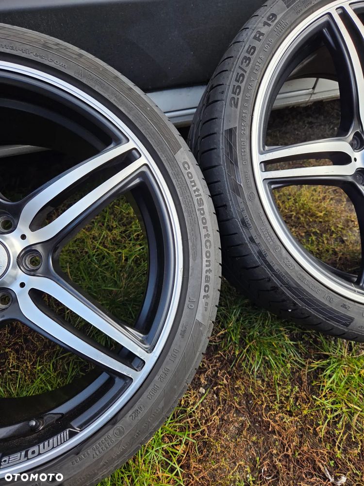 Koła letnie Felgi aluminiowe Motec MCT4-8519 19 Cali 8.5Jx19H2 5x112 ET 45 57,1 255/35R19 96Y Dot 4822 2022 Rok Continental ContiSportContact 5P - 13