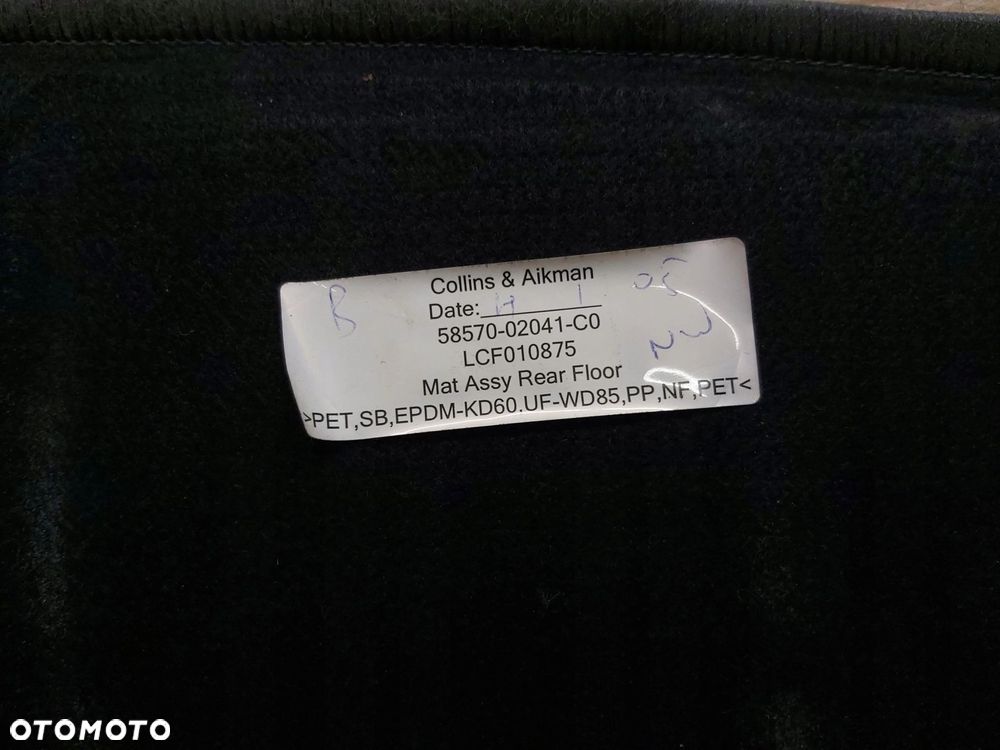 Toyota Corolla E12 wykładzina podłoga bagażnika hatchback HB - 4