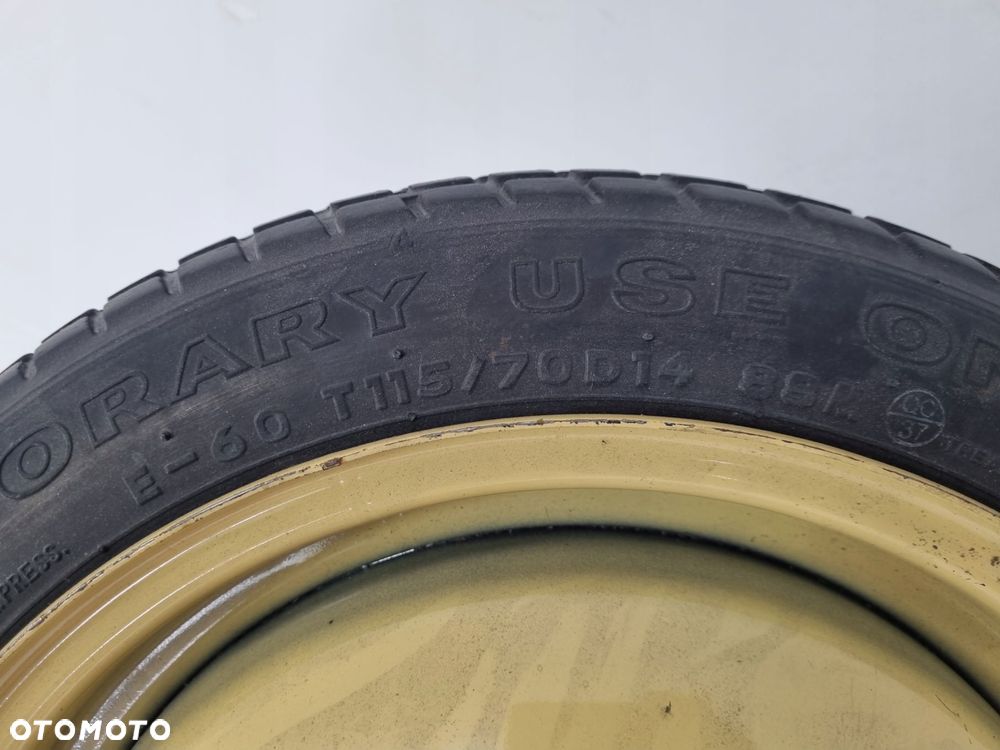 KOŁO DOJAZDOWE Mazda 2 II Demio Dojazdówka 115/70 R14 4x100 14x4T zapasowe - 7