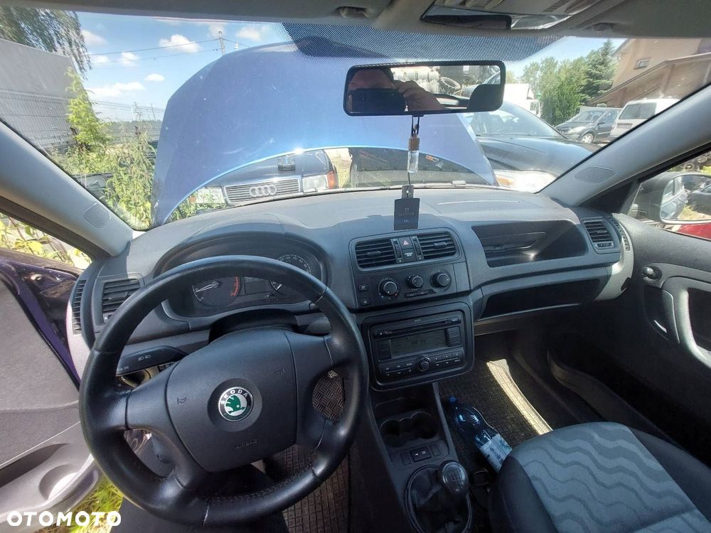 ZESTAW AIRBAG POSTRZAŁOWY KOKPIT SKODA FABIA II - 1