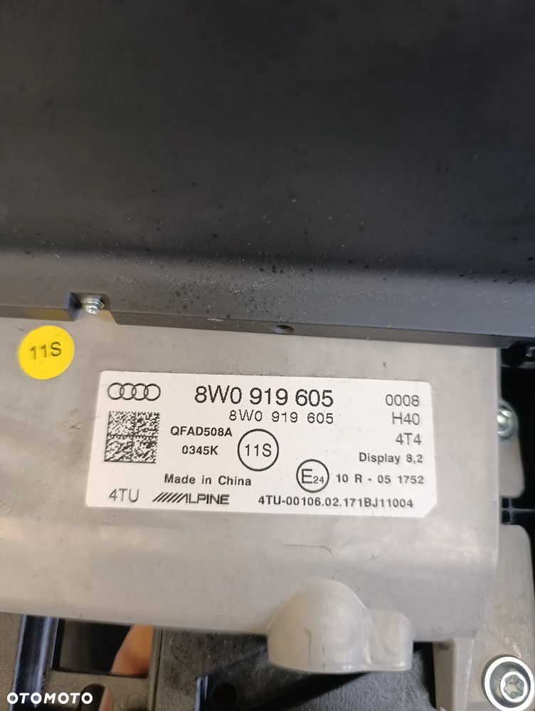 Ekran wyświetlacz radia nawigacji Audi A5 II 2 F5 8W - 6