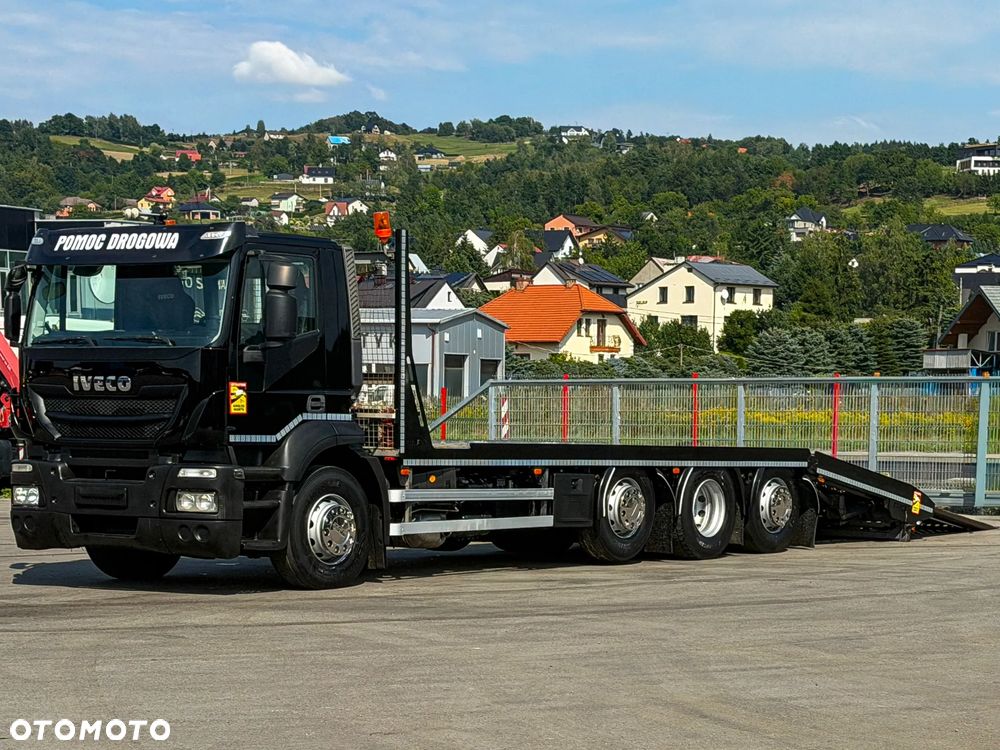 Iveco STRALIS 360 * LAWETA 9,30 m + PILOT * STAN BDB! - 5