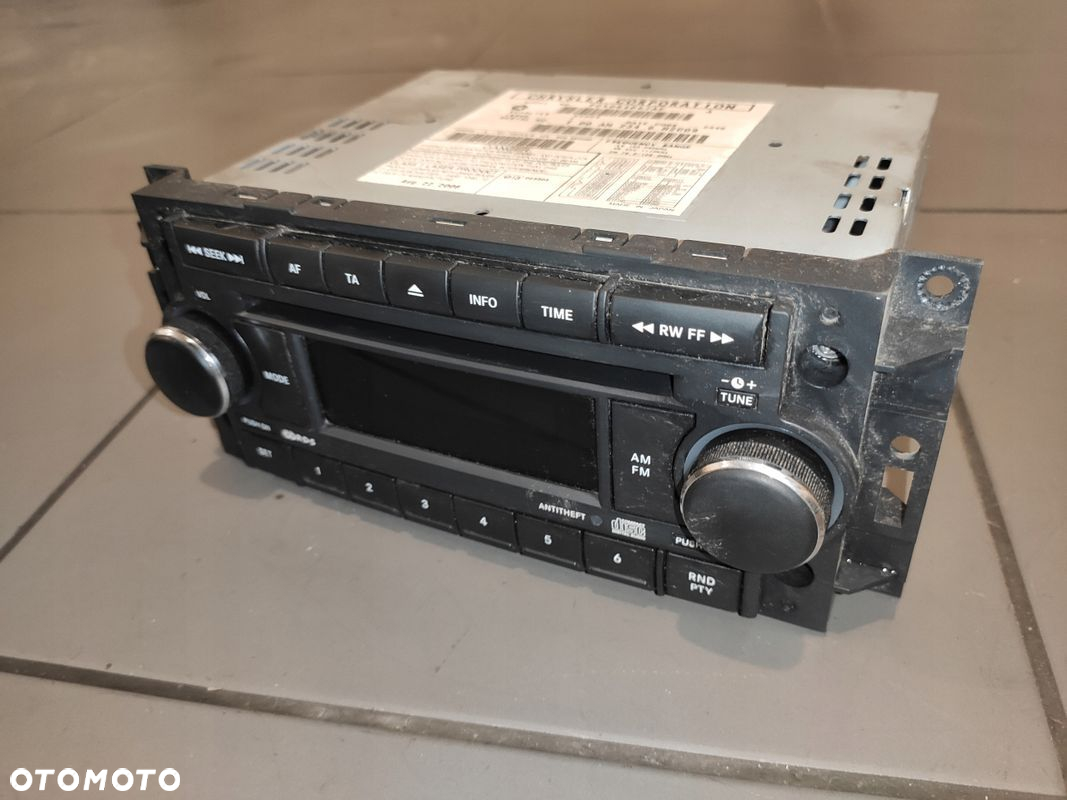 JEEP GRAND CHEROKEE WK WH CHRYSLER 300C RADIO CD ORYGINAŁ 05064067AD ŁADNE - 2