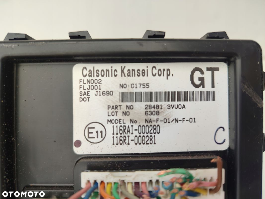 Moduł komfortu NISSAN MICRA IV K13 LIFT 13-16 EUROPA 75TYS PRZEBIEGU - 2