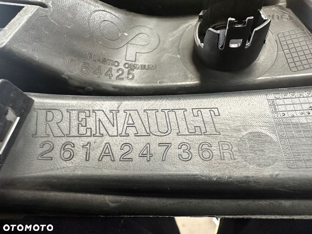 RENAULT CAPTUR I LIFT 17-19 KRATKA ZDERZAKA PRAWA PDC PRZÓD 261A24736R - 7