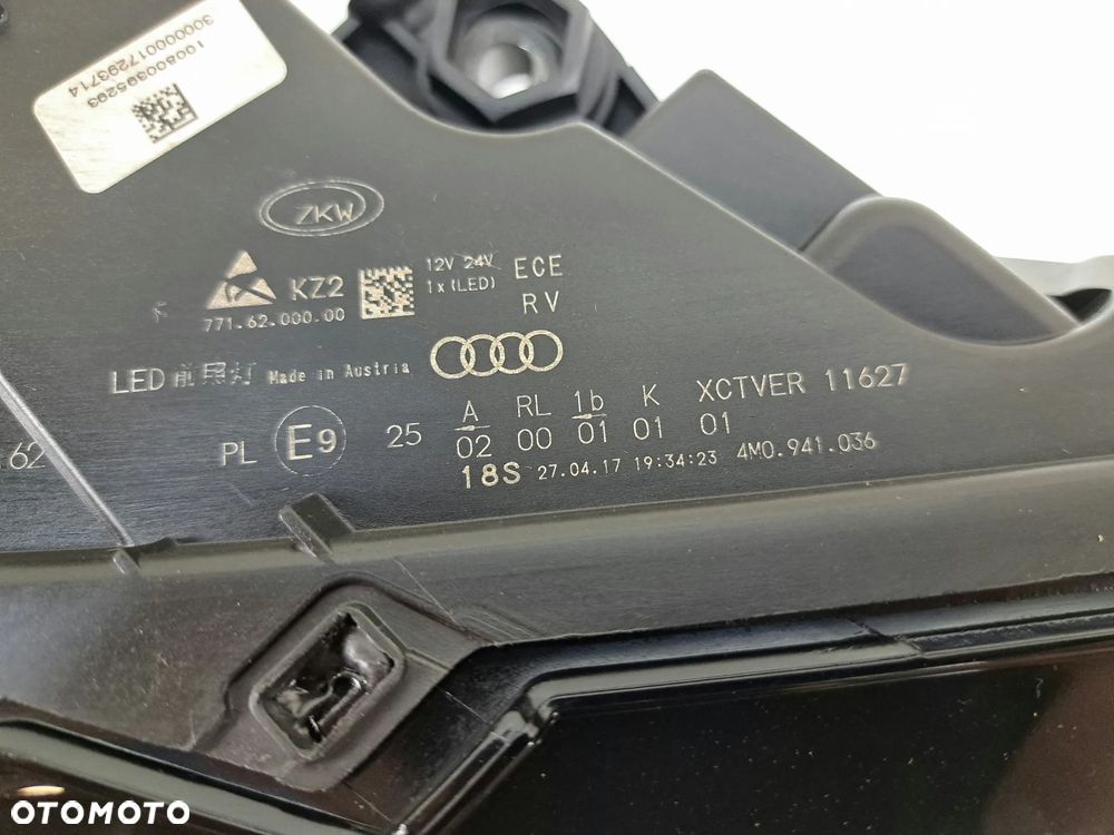 Lampa Prawa Audi Q7 4M0 Full Led Matrix 4M0941036 - 5