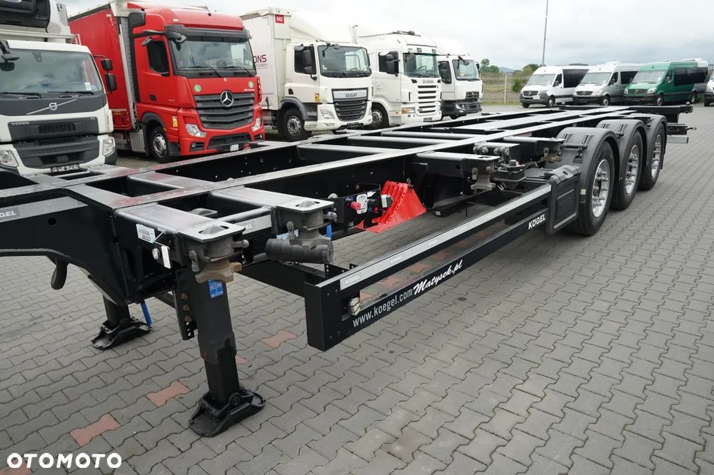 Kögel NACZEPA PODKONTENEROWA / UNIWERSALNA / ROZSUWANY TYŁ / DO WSZYSTKICH KONTENERÓW - 11