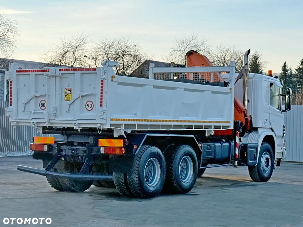 Scania P 380 * WYWROTKA 5,10 m + PALFINGER PK 12000 * 6x4 - 7
