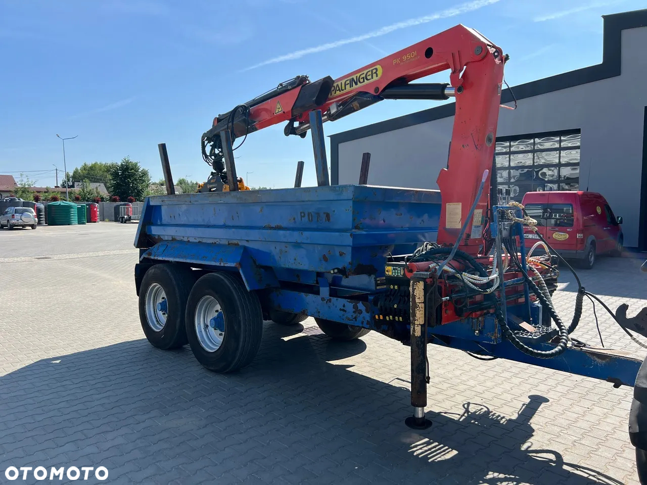 Inny NC Engineering z żurawiem Palfinger PK950L i chwytakiem Uniforest 1800 - 7