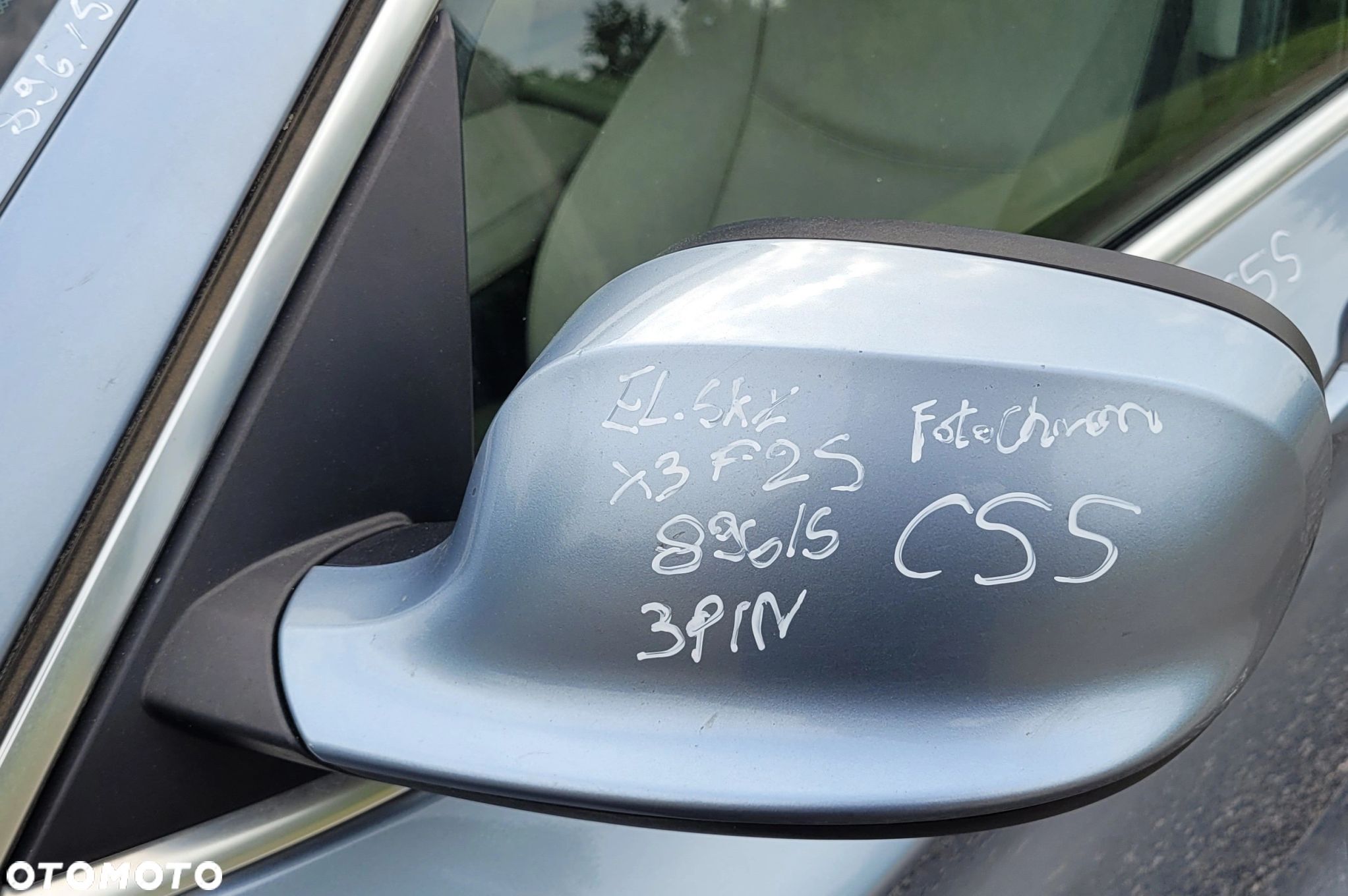 LUSTERKO LEWE BMW X3 F25 896 BLUEWATER POD FOTOCHTOM 3PIN EL SKŁADANE UK - 1