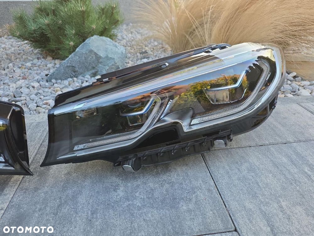 BMW 3 G20 G21 Lampy przód Full Led Laser 5A1DB53-01 5A1DB54-01 Srebne - 3