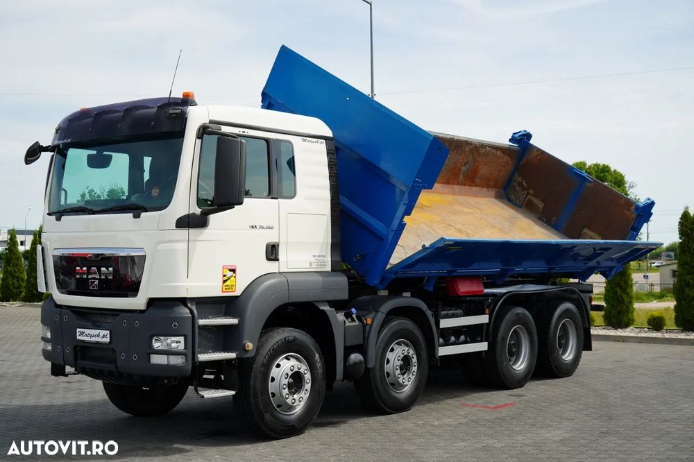 MAN TGS 35.360 / 8X4 / BASCULATOR 2 LATERAL / HIDROBRAT / GARNIER / AUTOMAT - 9
