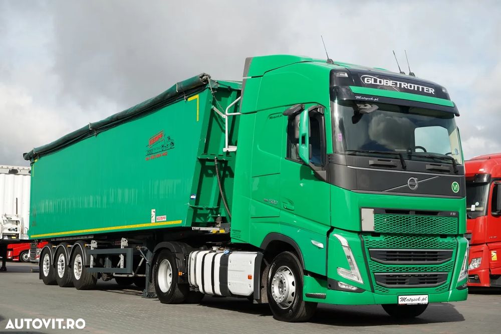 Volvo FH 500 / KIT / HIDRAULICĂ / RETARDER / I-SAVE / I-PARK COOL + BASCOLĂ KEMPF 60m3 / PUNȚĂ RIDICATĂ / 2021 - 1