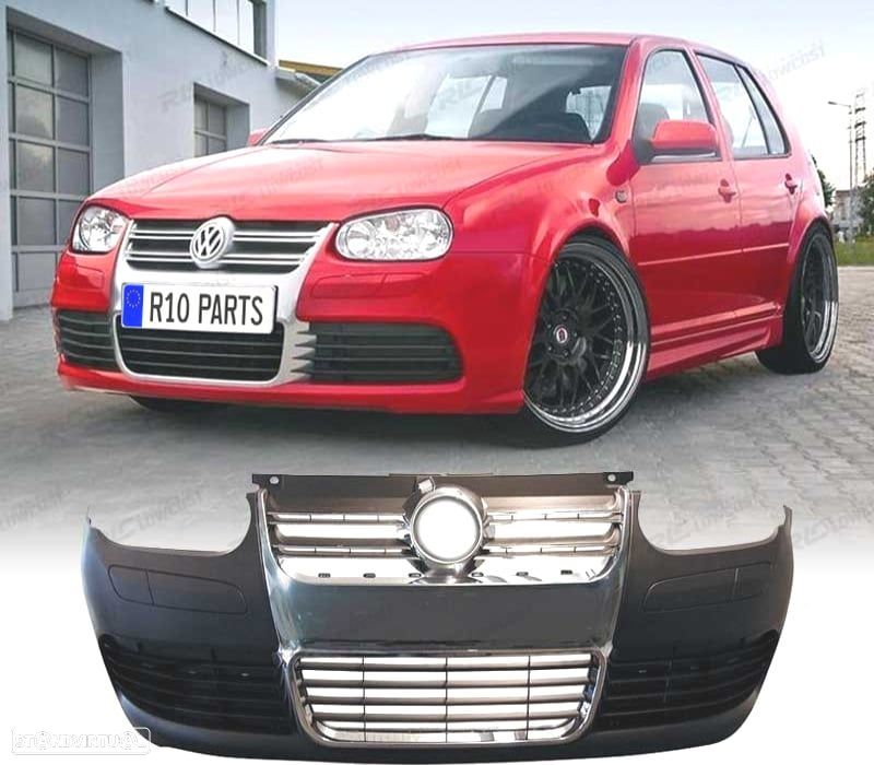 PÁRA-CHOQUES FRONTAL VOLKSWAGEN VW GOLF 4 97-03 LOOK R32 ABS - 1