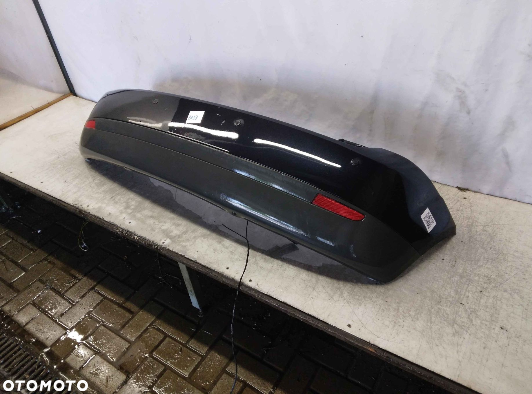 ^ ZDERZAK TYŁ TYLNY FORD FIESTA MK.6 6 VI D2 CZARNY PDC CZUJNIKI - 2